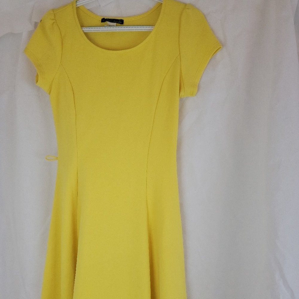Cute Yellow Fashion Dazzle Dress
